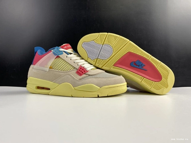 Rep Onekick Guava Ice Jordan Retro 4 Union DC9533-800 Air 0729